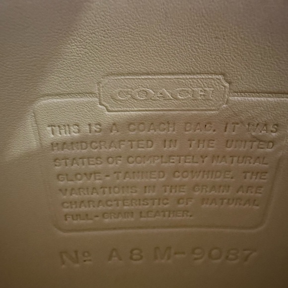 Coach Metropolis Zip Bone 9087 Crossbody Bag - Picture 2 of 12